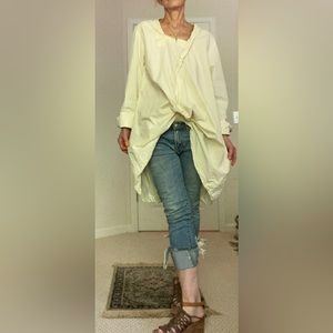 Magnolia Pearl tunic, 100% poplin crisp cotton, new without tags